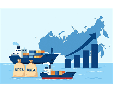 افزایش صادرات دریایی اوره روسیه در سال 2025